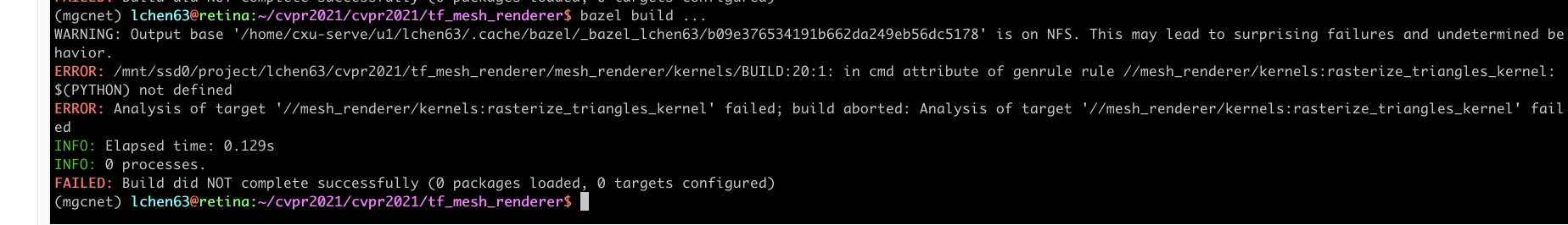 bazel build problem · Issue #23 · jiaxiangshang/MGCNet · GitHub