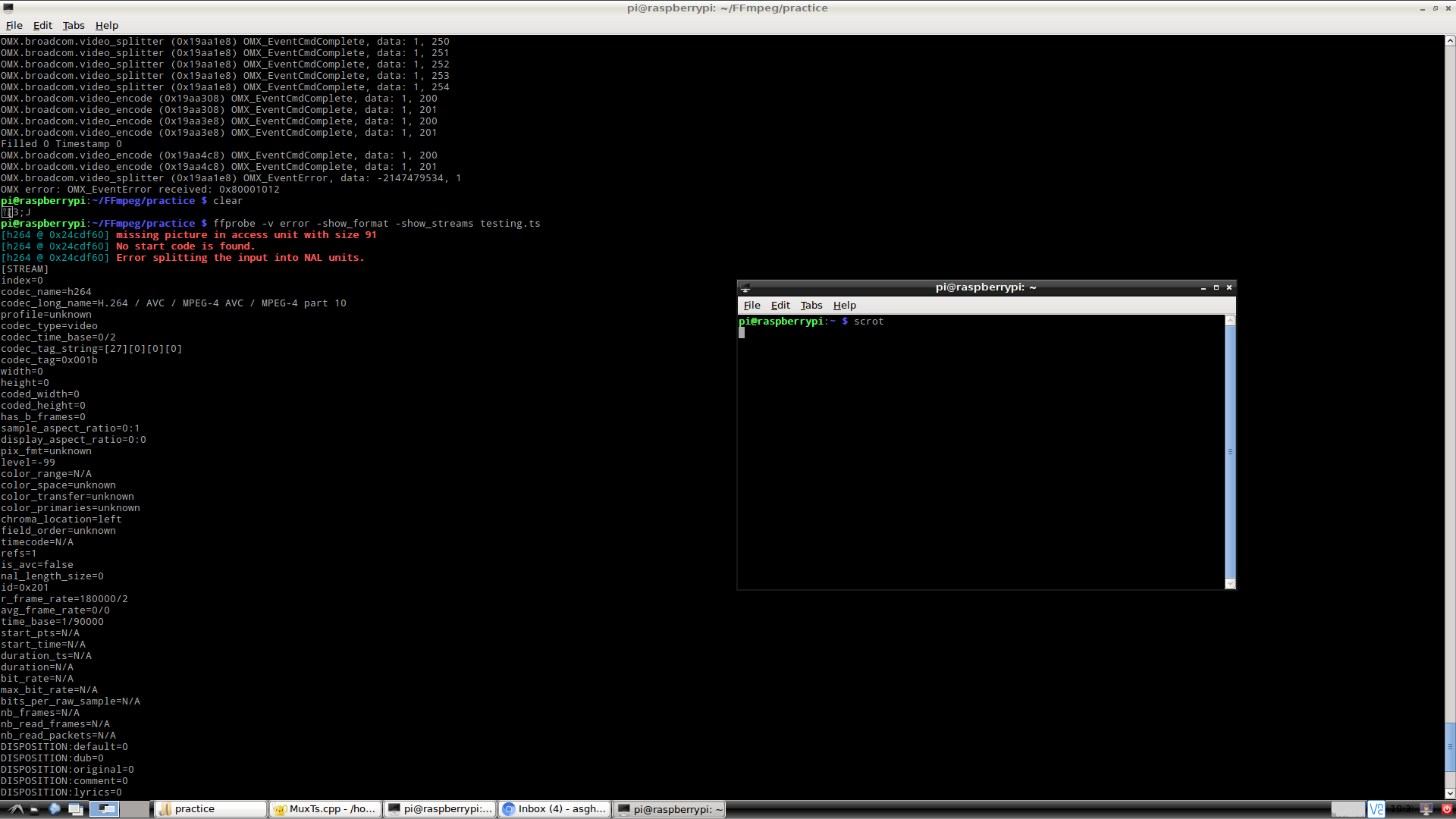 OpenMax discarding Frames when converting to Mpegts · Issue 821