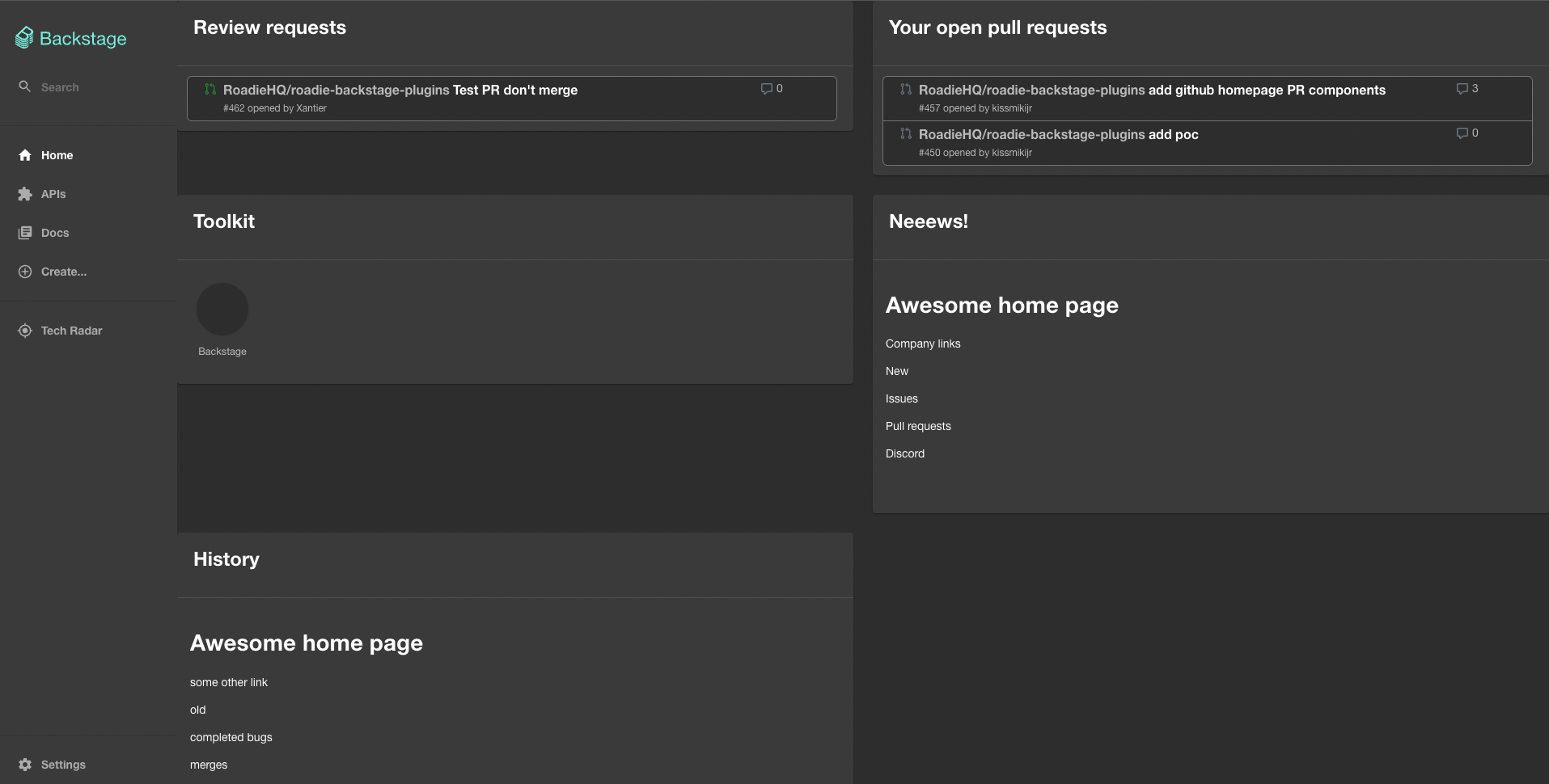 add github homepage PR components by kissmikijr · Pull Request #457 ...