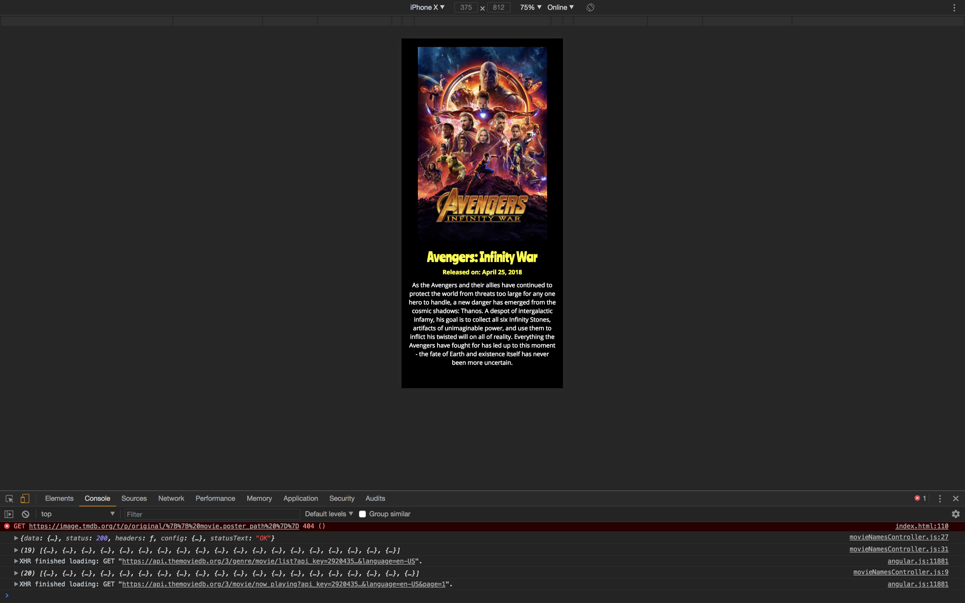 GitHub - brianchotisunanta/Movies-Now-Playing: A web application that ...