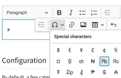 Spcial characters dropdown characters doesn't match inserted ones ...
