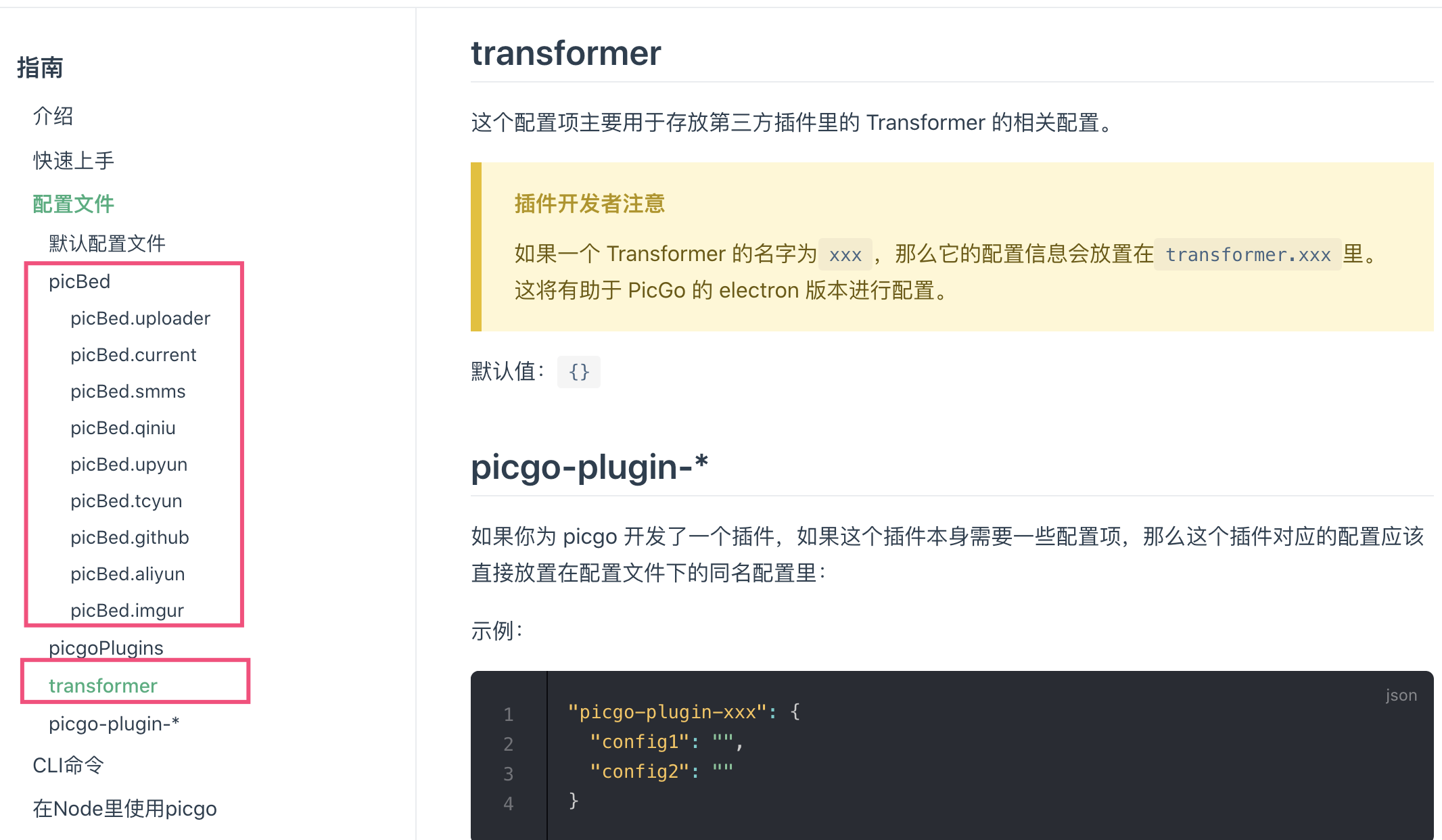文档关于配置项 picBed.transformer 的问题 · Issue #1 · PicGo/PicGo-Core-Doc · GitHub