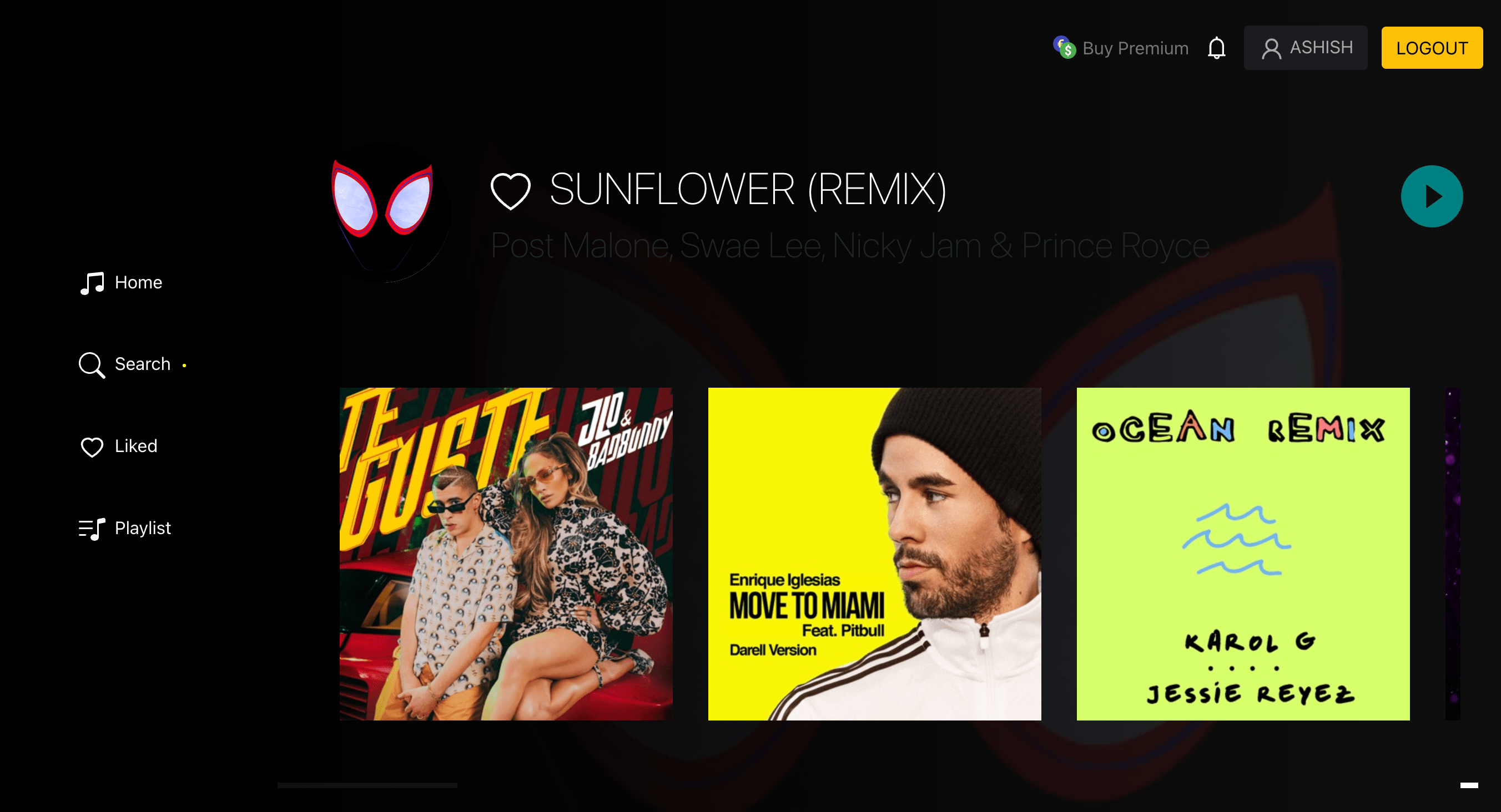 GitHub - ashishsah1000/rapidmusicplayer: A rapid api music player sample