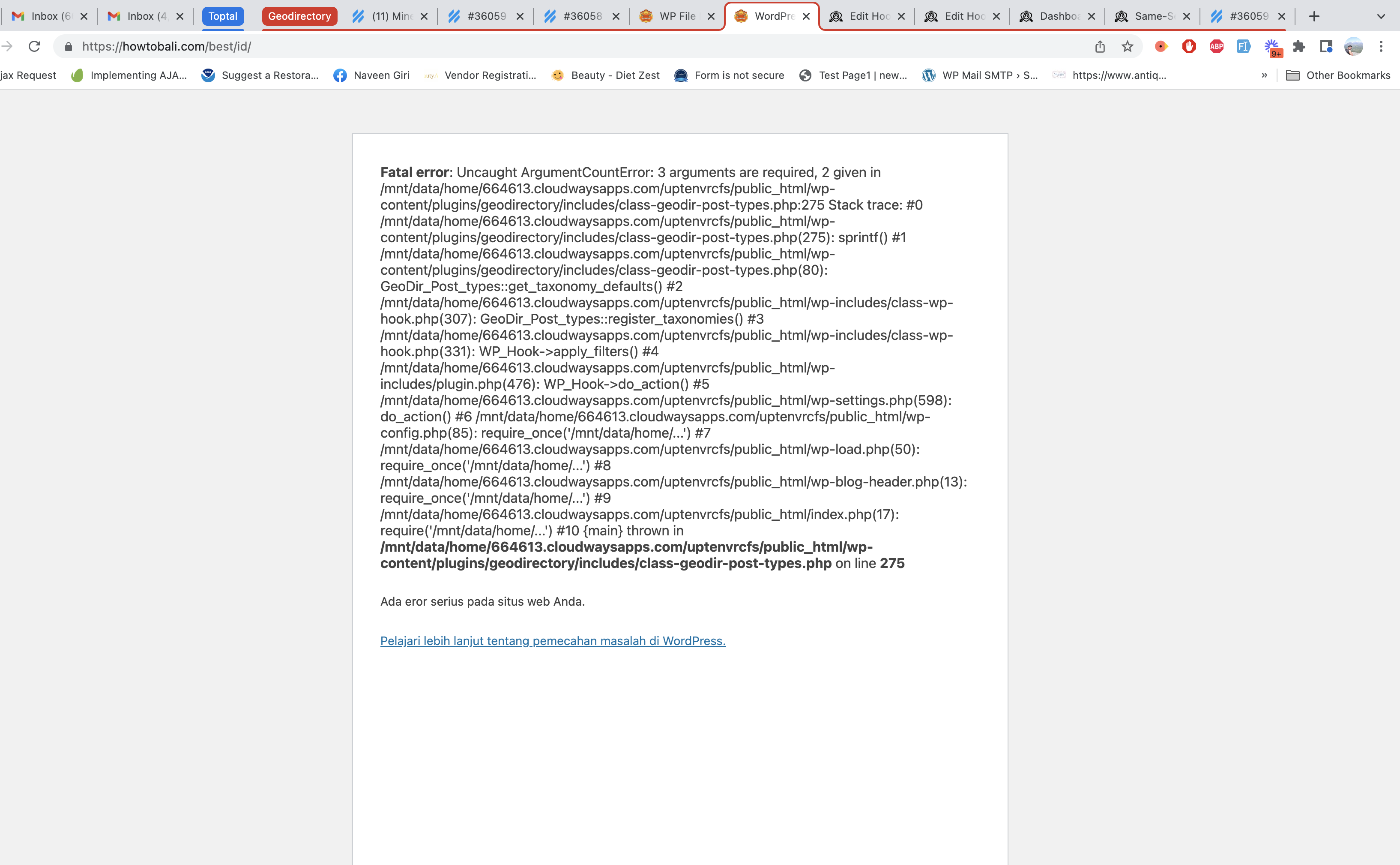 PHP 8.0 compatibility · Issue #2219 · AyeCode/geodirectory · GitHub