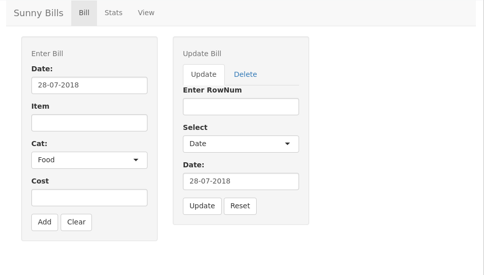 Database Bill GitHub - naz947/Bills-App: An Application to store your daily bills in ...