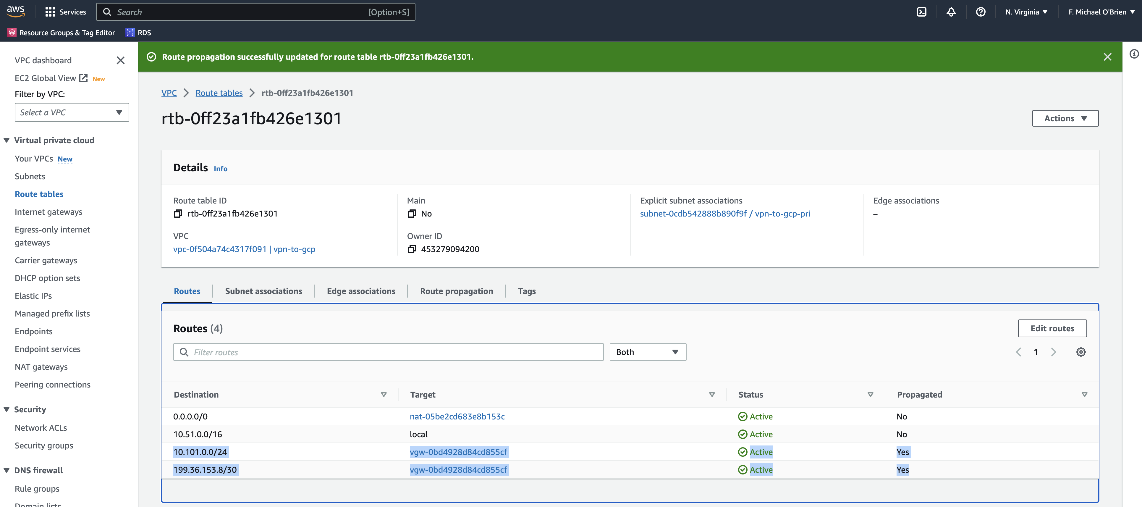 Ground to Cloud enablement through PSC (private service connect) or PGA