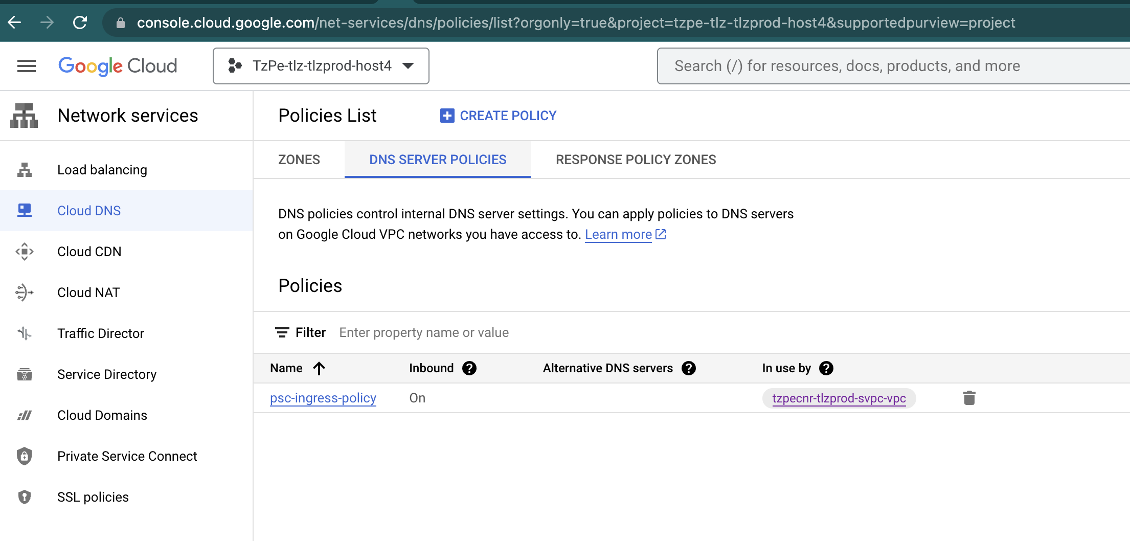Ground to Cloud enablement through PSC (private service connect) or PGA