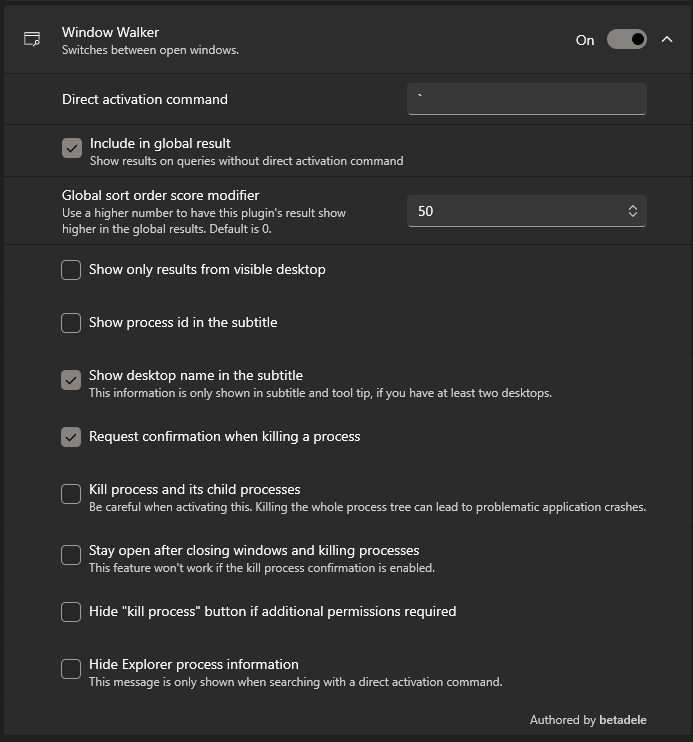 Window Walker include executable name · Issue 27624 · microsoft/PowerToys · GitHub