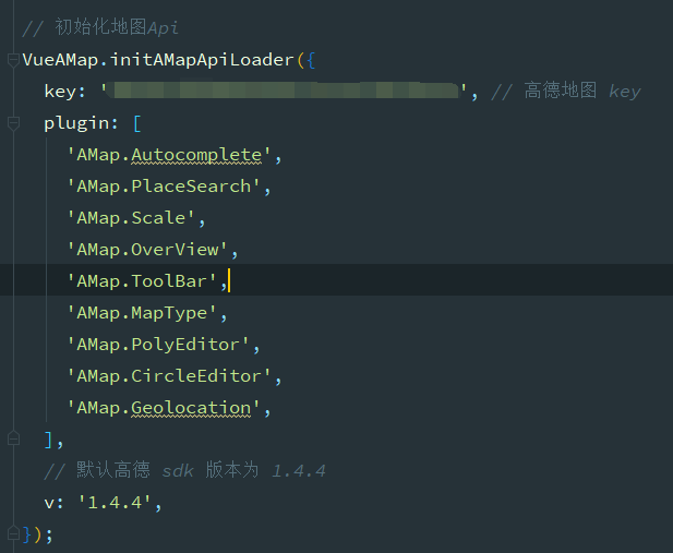建议将默认的高德API版本改一下，改到最新的1.4.8 · Issue #444 · ElemeFE/vue-amap · GitHub