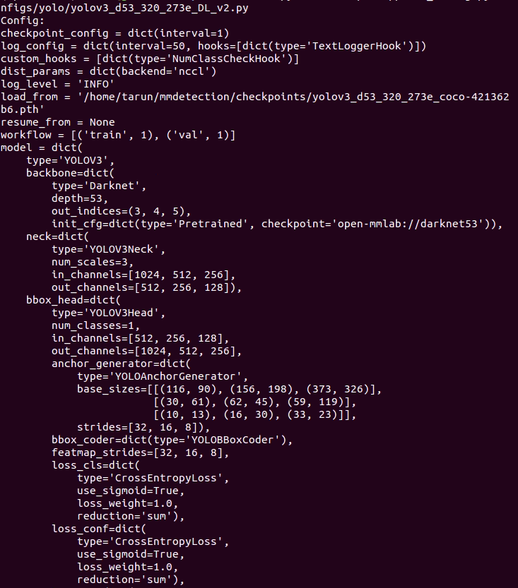 YOLOV3 help - "The testing results of the whole dataset is empty ...