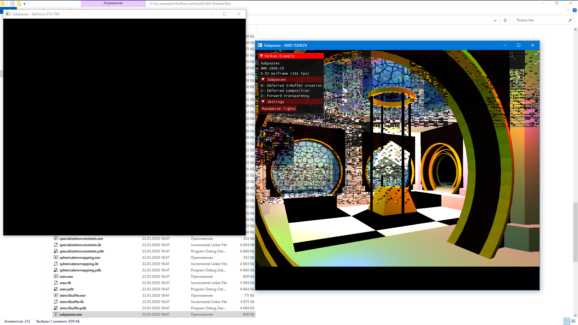 something broken in subpasses demo, on window resize · Issue #659 ...