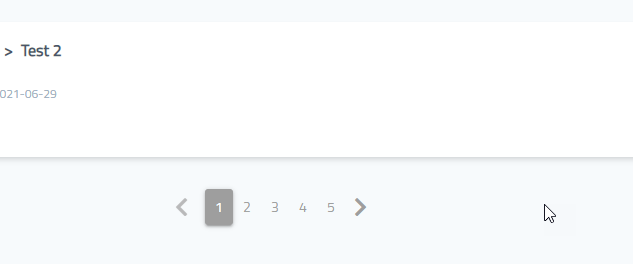 Pagination component style props are not working as expected ...