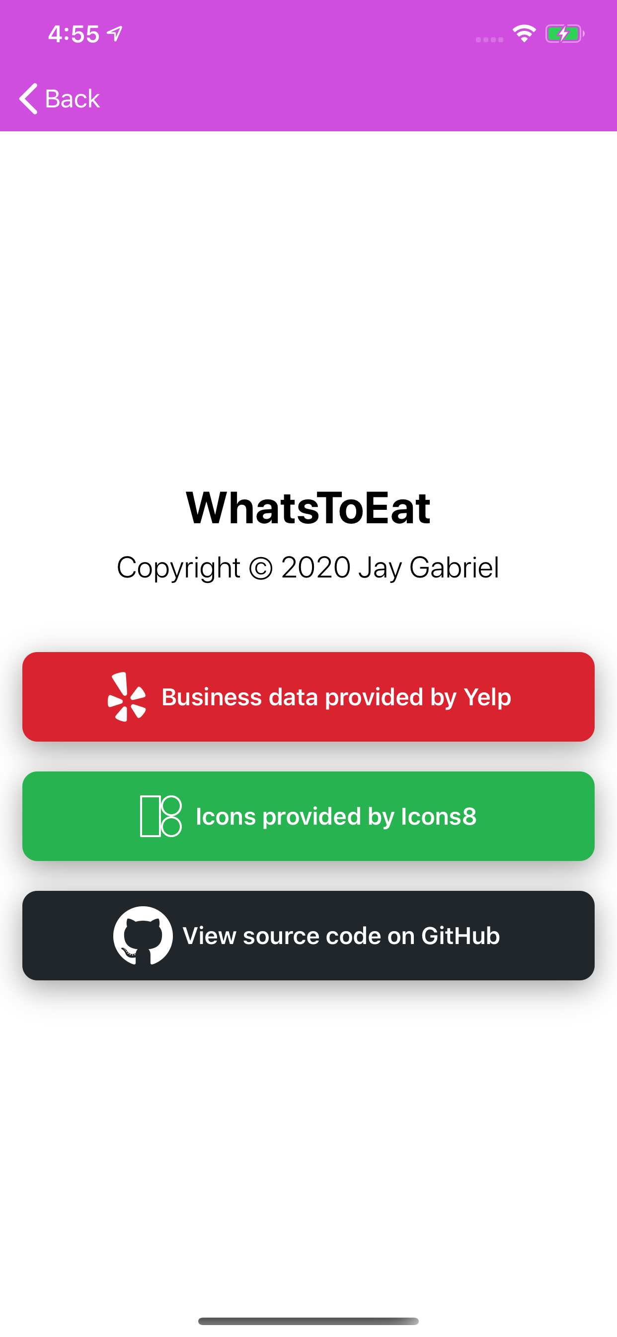 GitHub - JayGabriel/WhatsToEat: Restaurant finder iOS app that utilizes ...