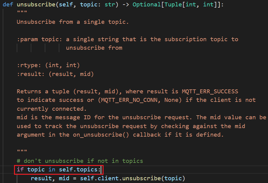 Unable to unsubscribe and unsubscribe all · Issue 102 · stlehmann