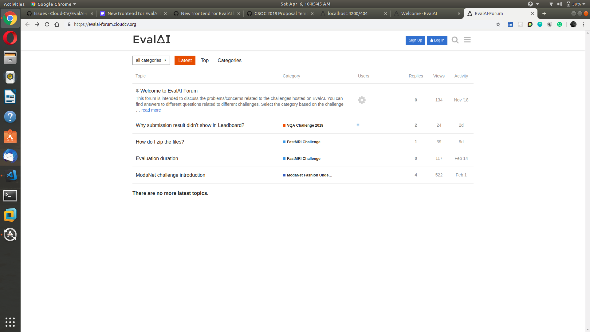 Forum UI was not implemented yet and it returns a 404 page · Issue #121 ...