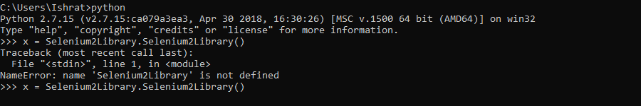 I can't import selenium2library or seleniumlibrary in Ride · Issue ...