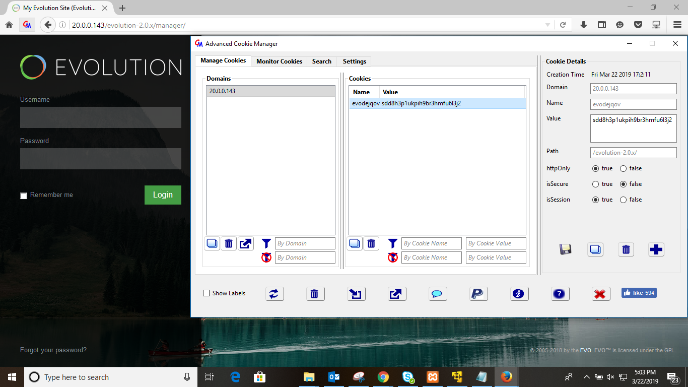 Session Fixation in Evolution CMS 2.0.x · Issue #1040 · evolution-cms ...
