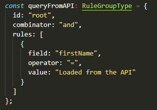 Examples for CRUD operations using react-querybuilder · react ...
