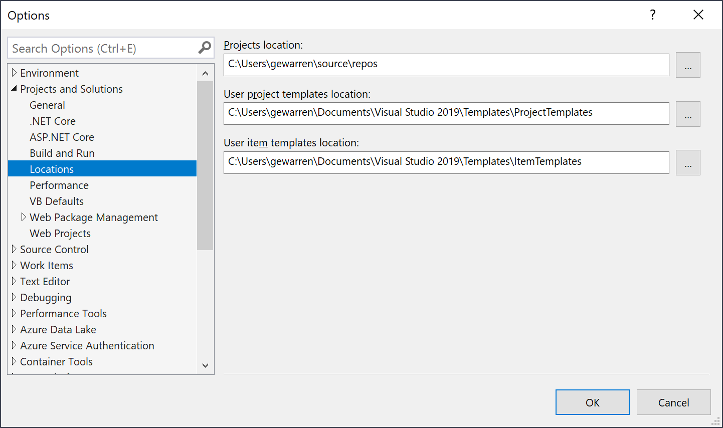 Where is the default projects folder? · Issue 1359 · MicrosoftDocs/visualstudiodocs · GitHub