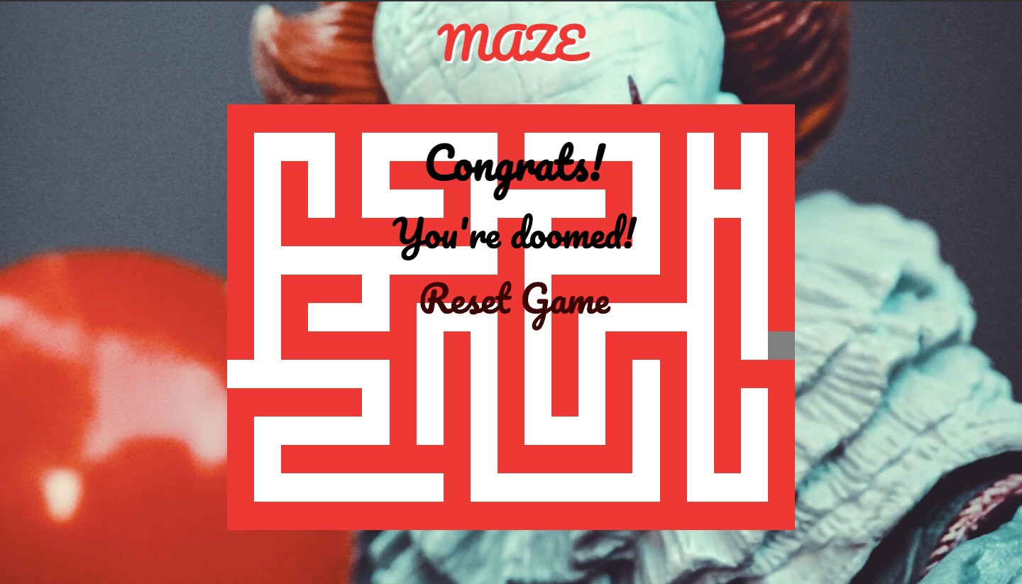GitHub - KJWilliamson/maze: JavaScript game that displays a maze, and ...