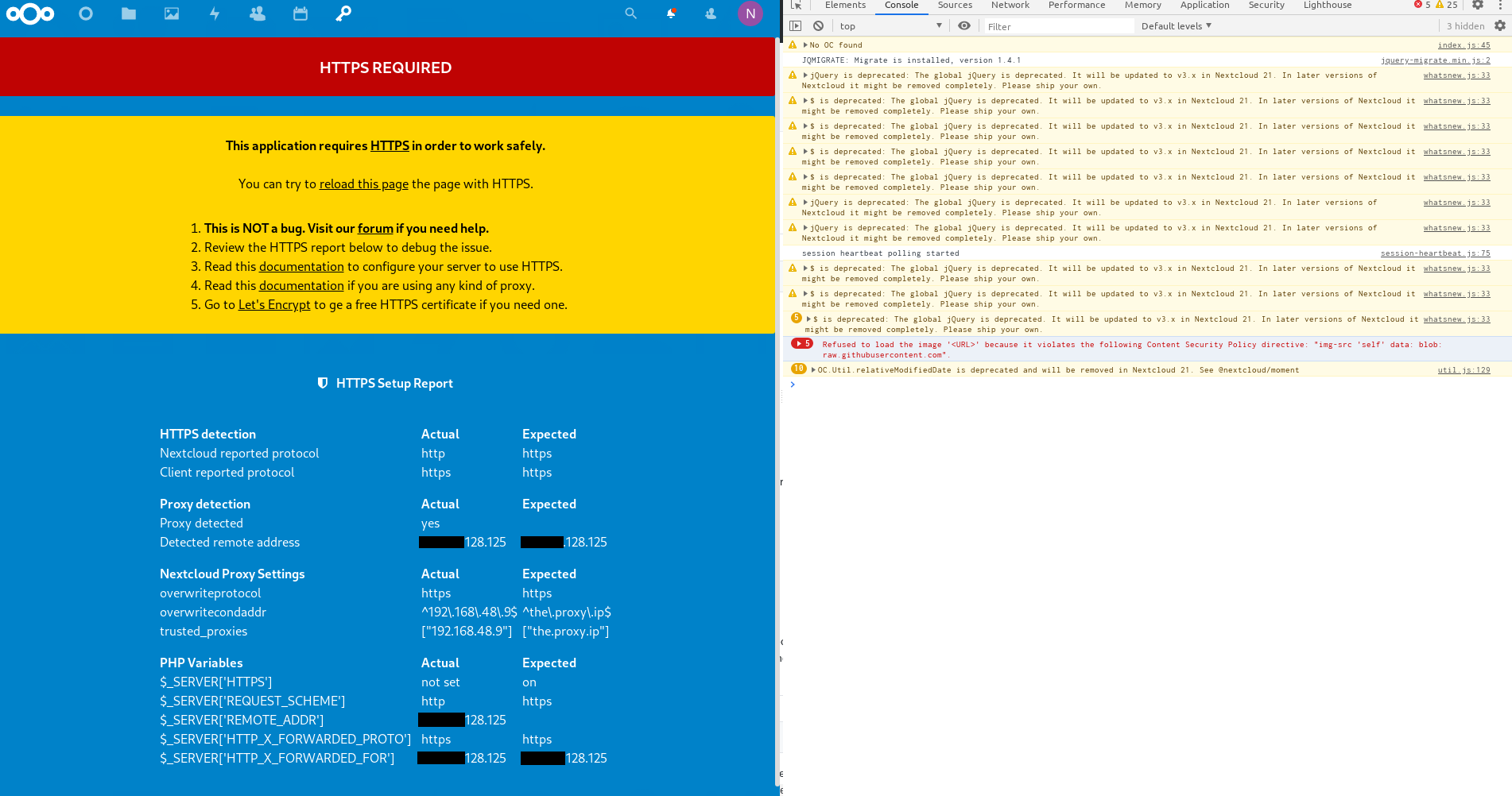 HTTPS required error while overwriteprotocol is set · Issue #329 ...