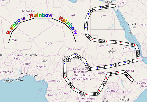 rainbow-and-directional-labels