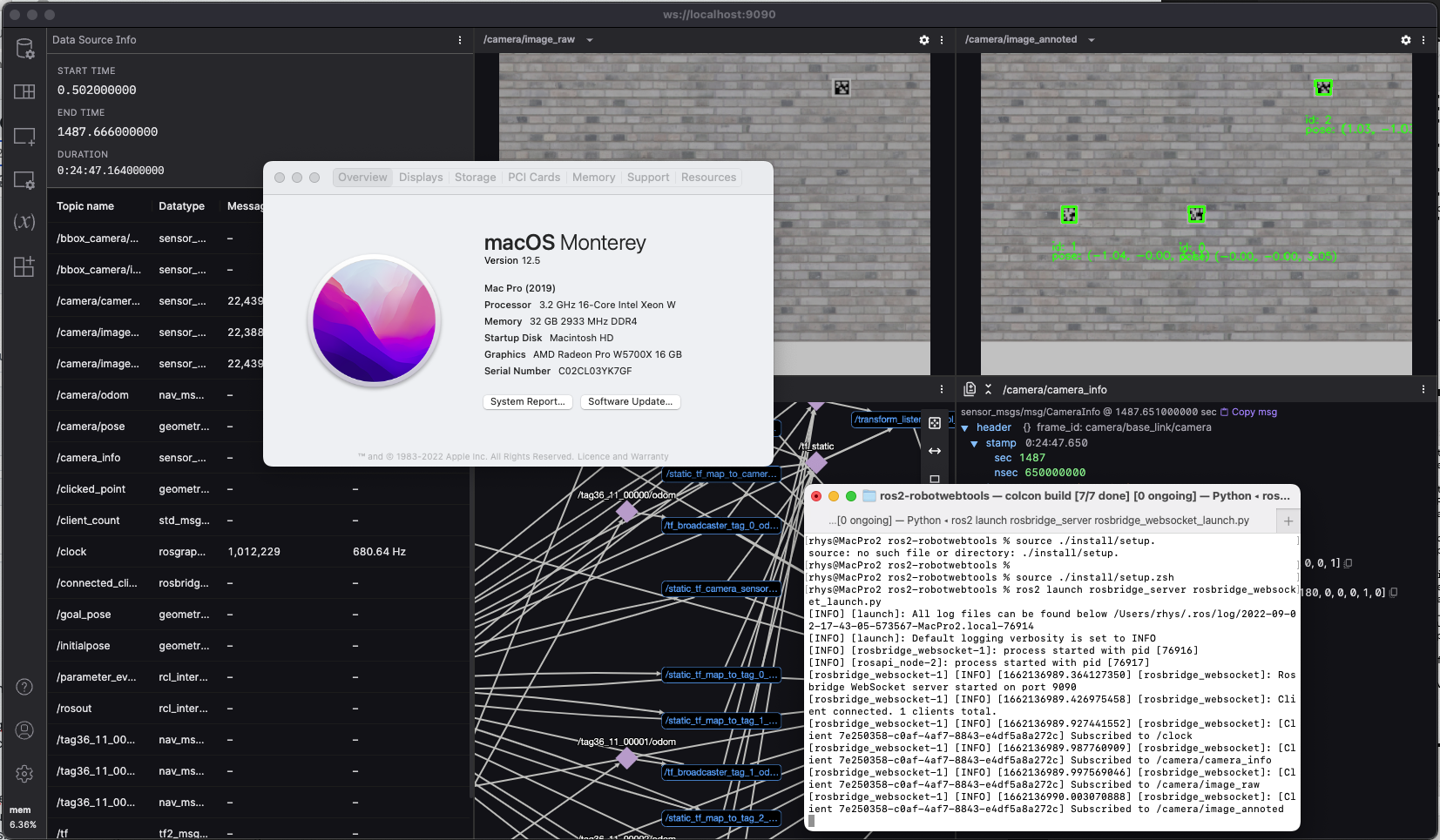 ros2-humble-bridge-foxglove
