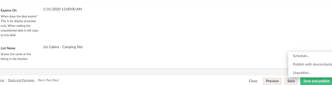 Umbraco Message Types