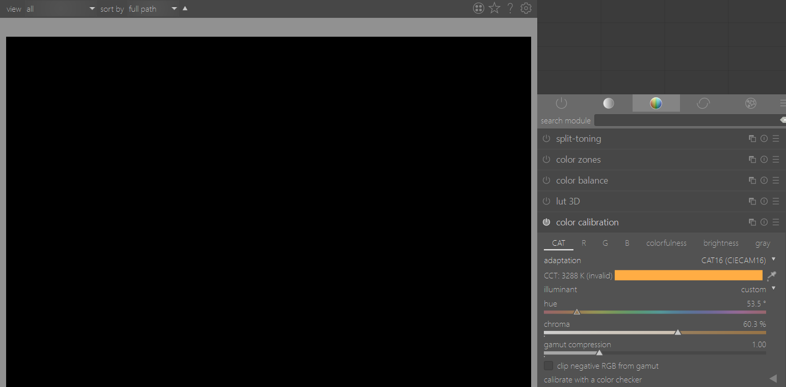 Problematic behavior of color calibration module · Issue 9643