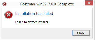 Postman windows native application Postman-win64-7.6.0-Setup installer ...