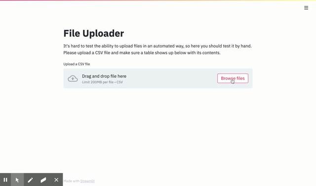 file_uploader · Streamlit