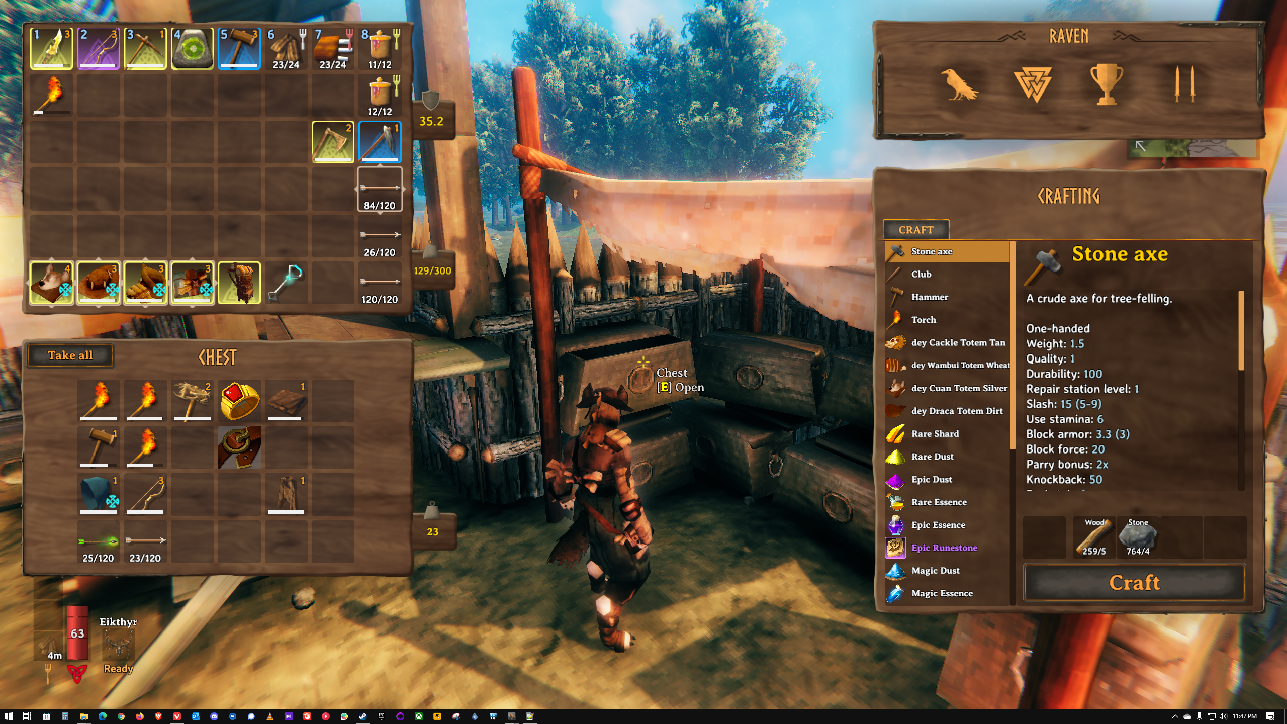 [BUG] Inventory is not updating properly: Including Storages, Crafting ...