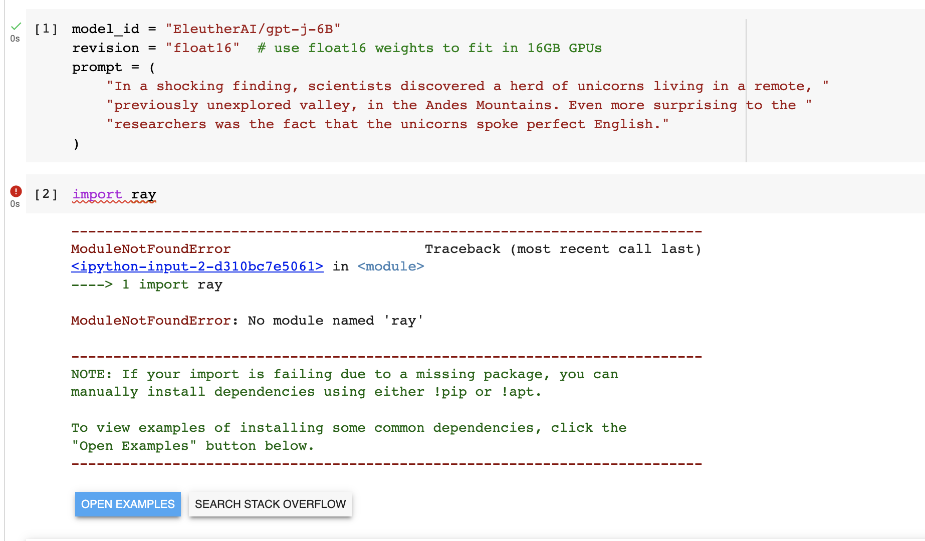 [Documentation] colab conversion does not work · Issue #33658 · ray ...