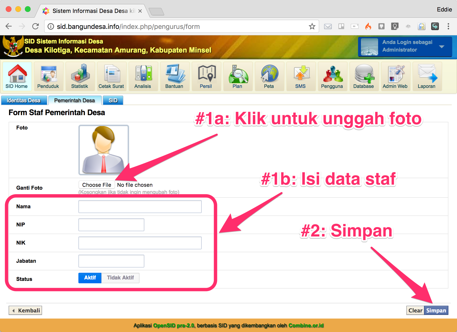 form-isian-pemerintah-desa