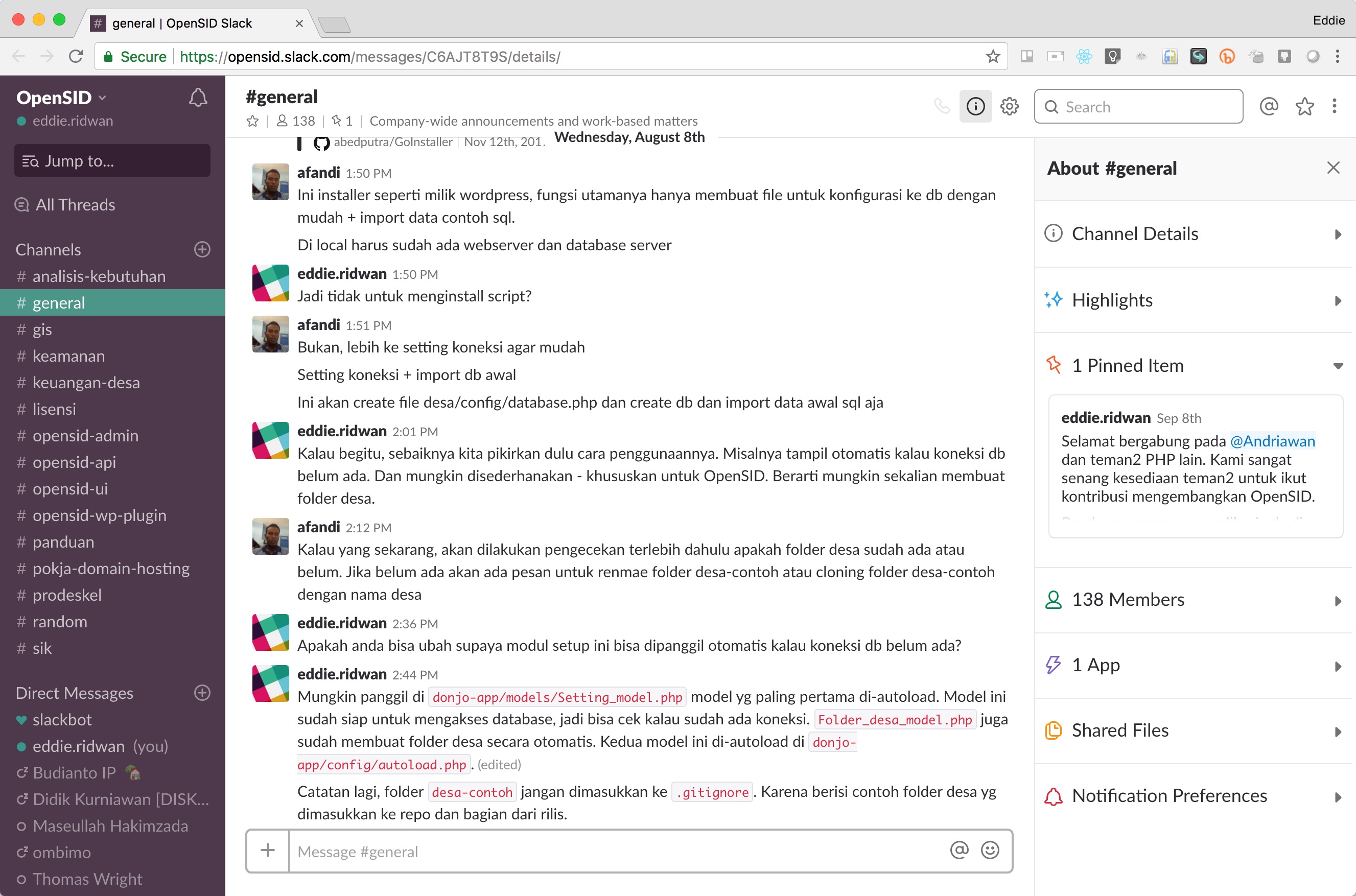 Bantu pengguna koneksi ke database pada waktu install awal · Issue ...