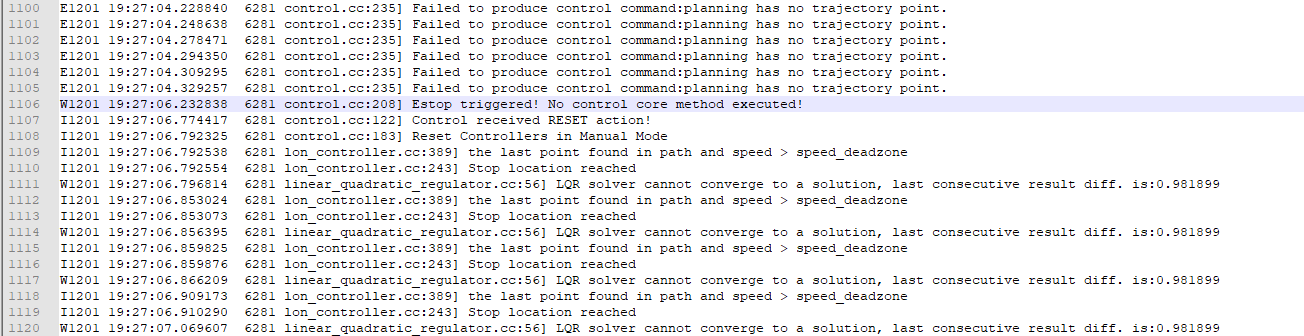 Control module closed after arriving the routing point · Issue #13131 ...