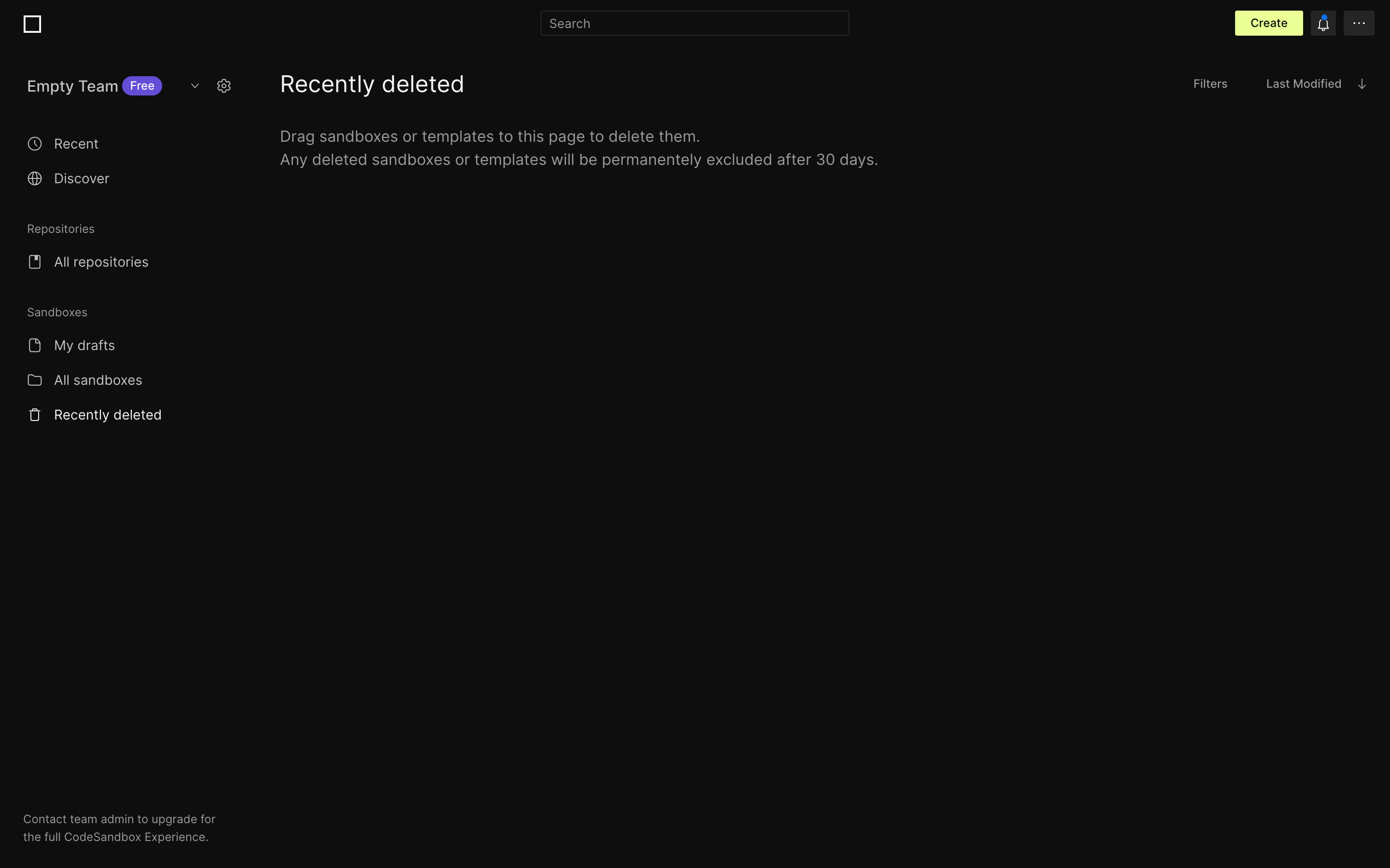 feat(dashboard/deleted): update empty state by olarclara · Pull Request ...