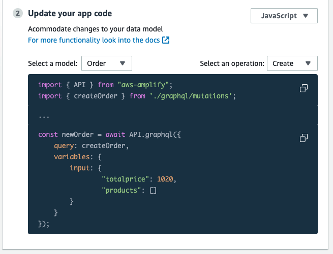 Amplify-generated js code snippet doesn't work for manyToMany ...