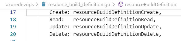 Resource CRUD Functions