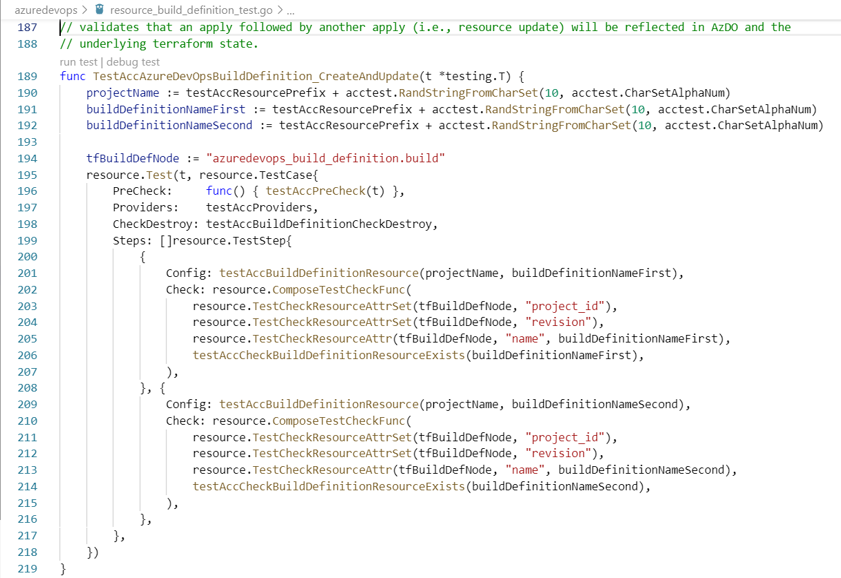 Acceptance Test Example