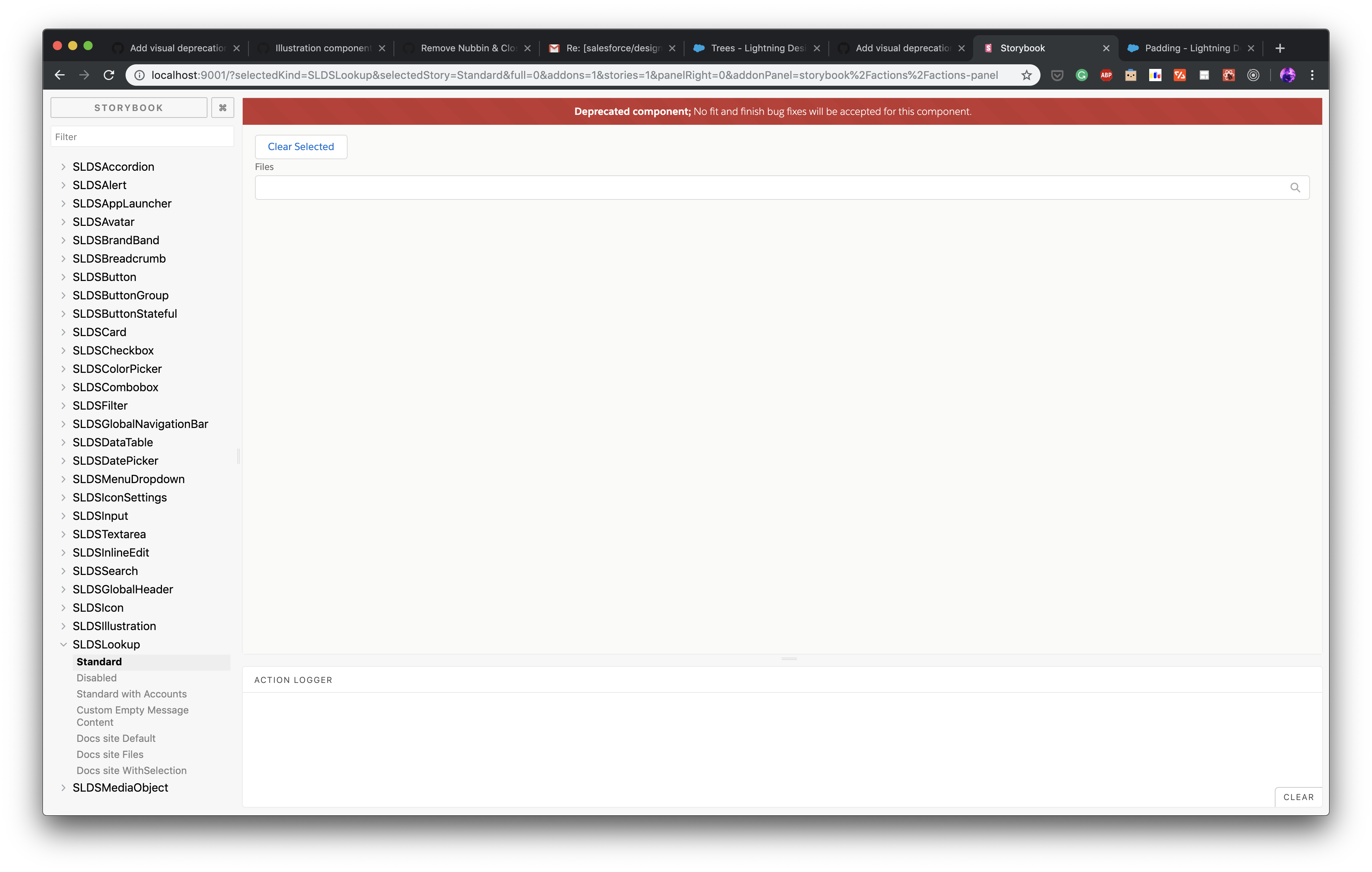 Add visual deprecation heading to deprecated components · Issue 1921
