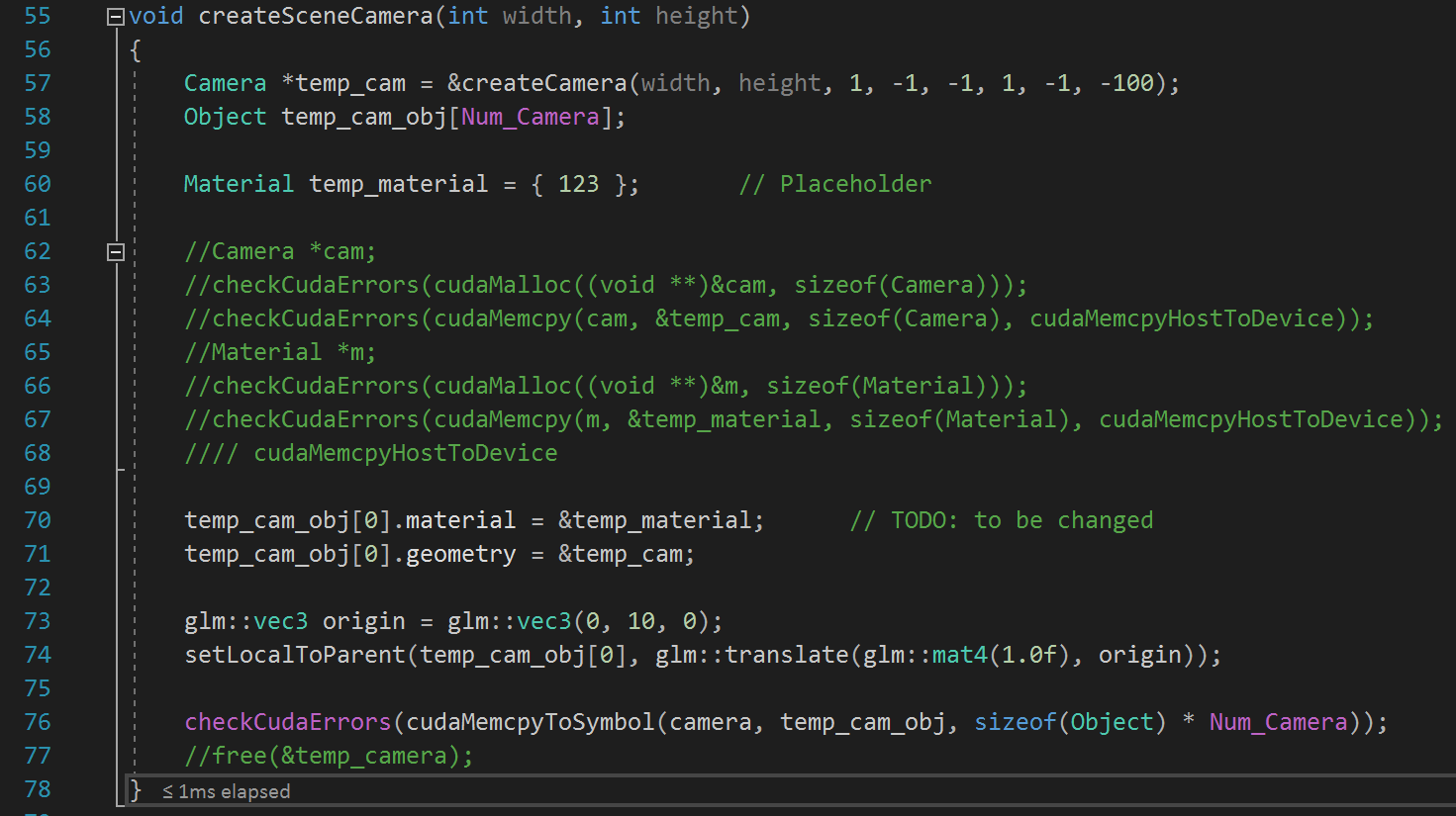 CUDA Pass glm::mat4 / vec4 to Kernel Inaccessible · Issue #896 · g-truc ...