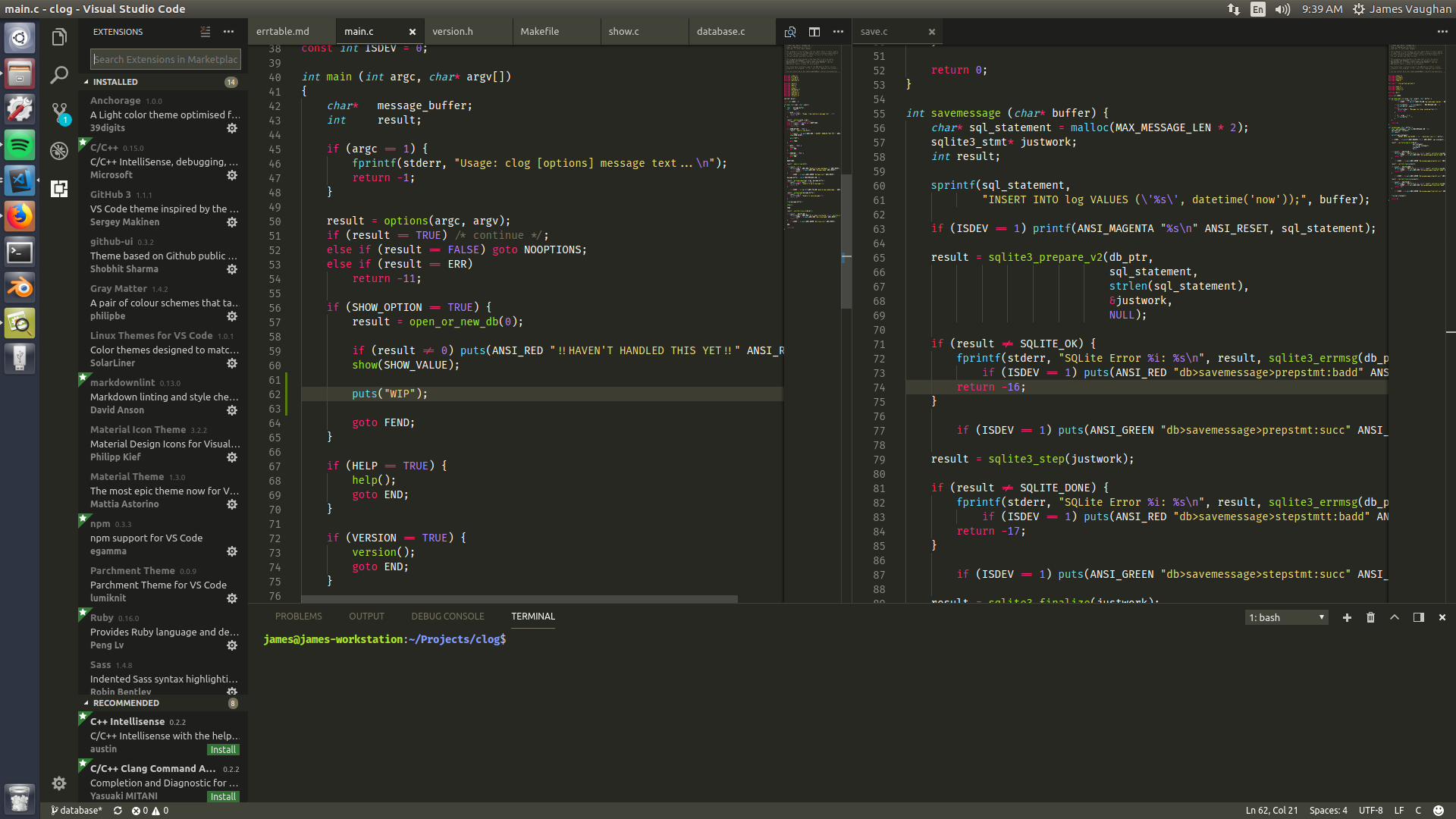 Hovering over C string, IntelliSense shows garbage data · Issue #1577 ...