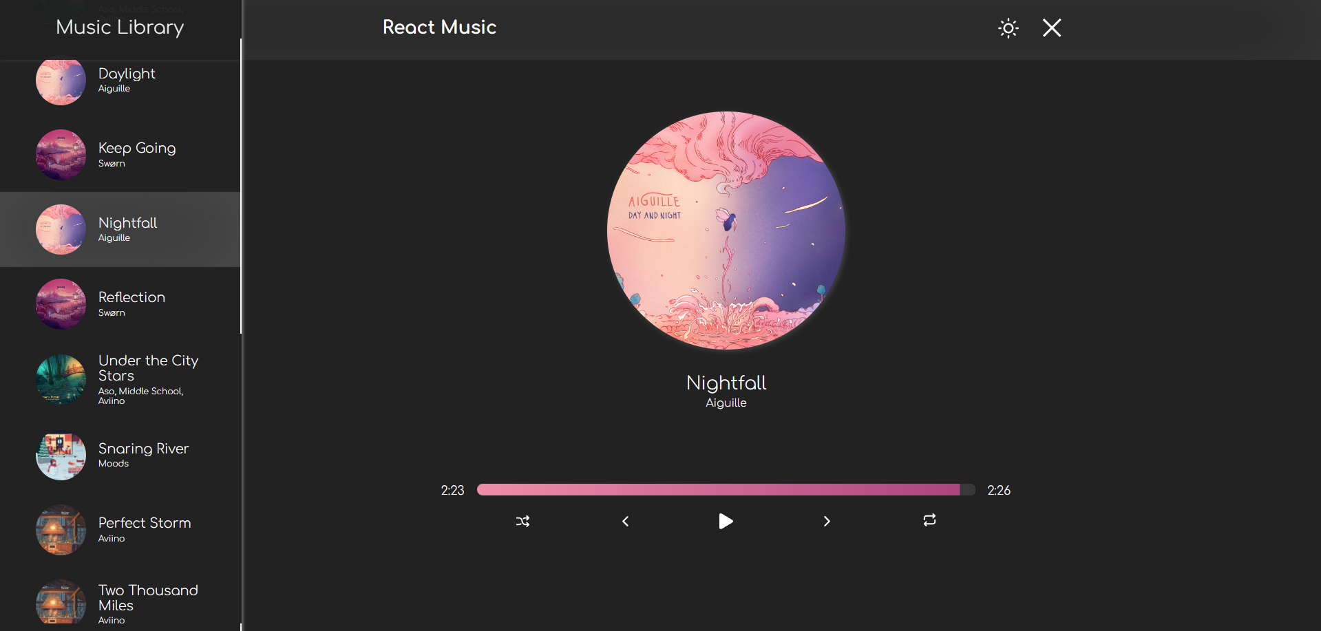 GitHub - comancosmin/react-music-player: A modern and responsive music ...