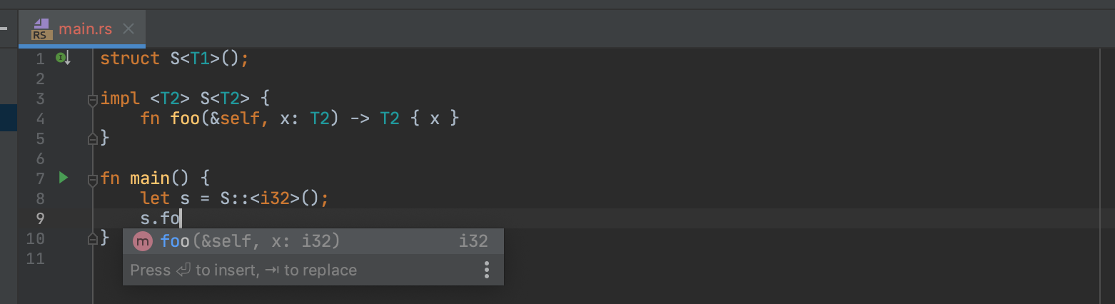 Substitute type parameters with actual types in Parameter Info · Issue ...