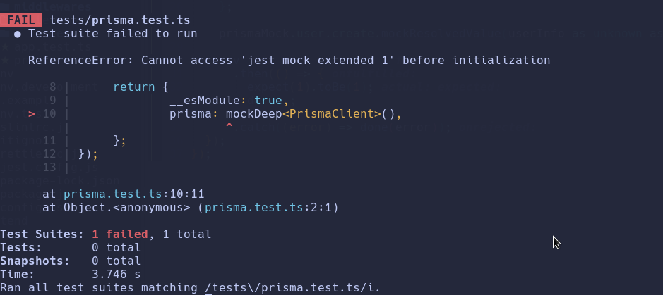 Prisma mock specific for single test file, or test cases. · prisma ...