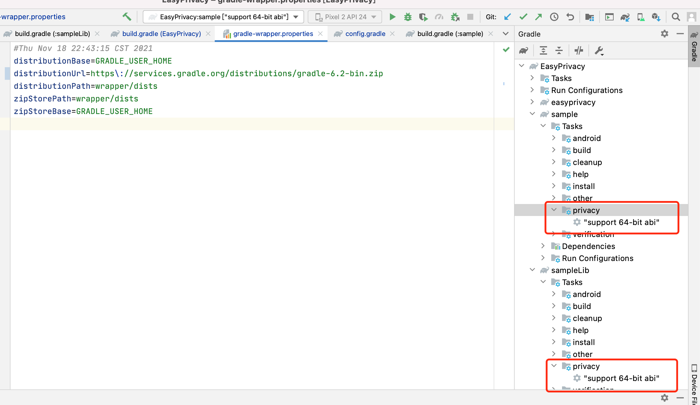 无法生成 support 64-bit abi 任务 · Issue #4 · pengxurui/EasyPrivacy · GitHub