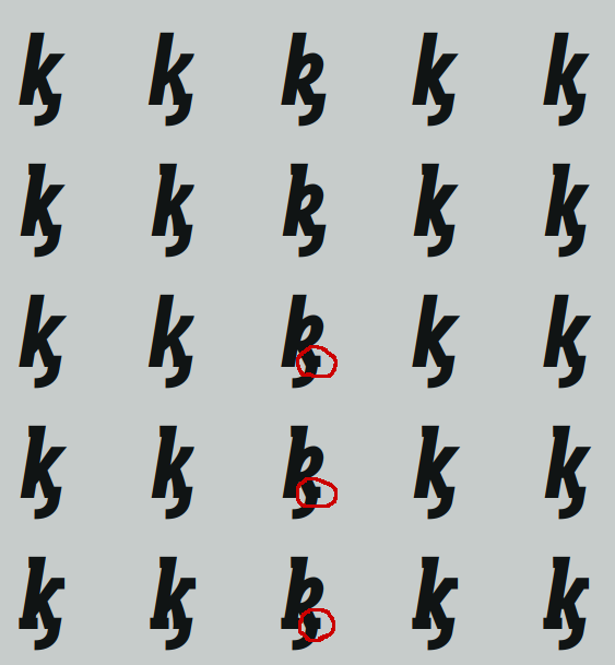 Heavy cursive variants of u 1d84 u 26ca have hook placement issues