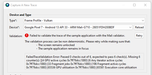 Pixel 7 fails validation - Passed 0 out of 6 checks · Issue #1273 ...