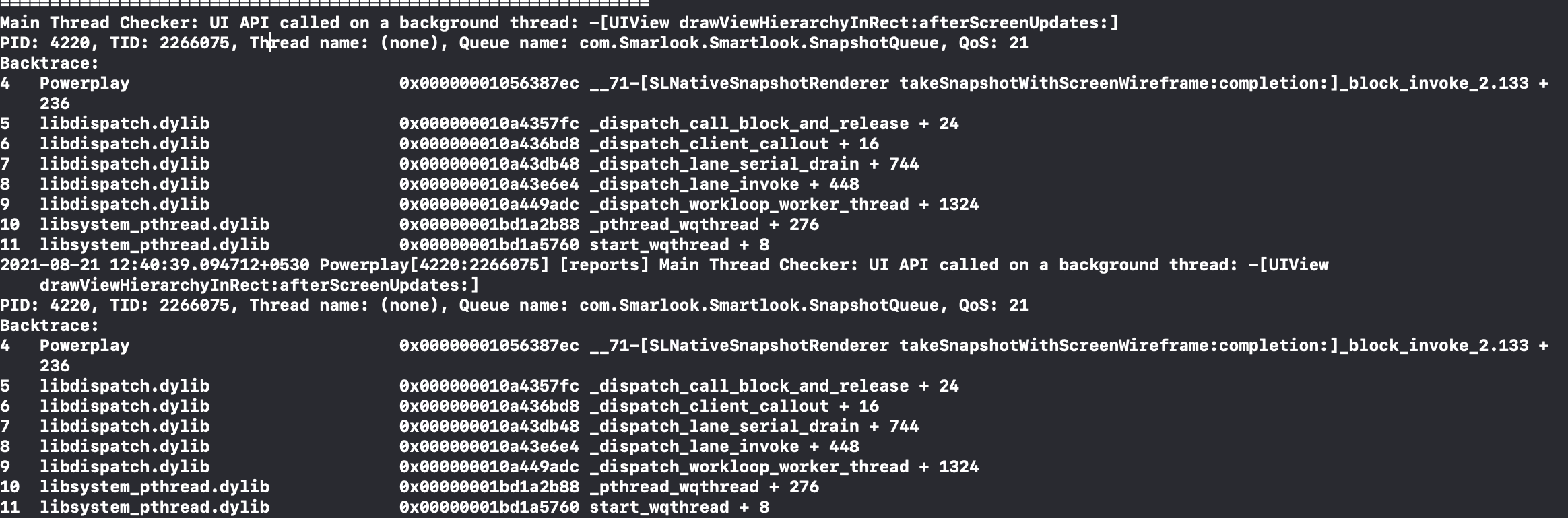 Smartlook SDK updating ui on background thread · Issue #98 · smartlook ...